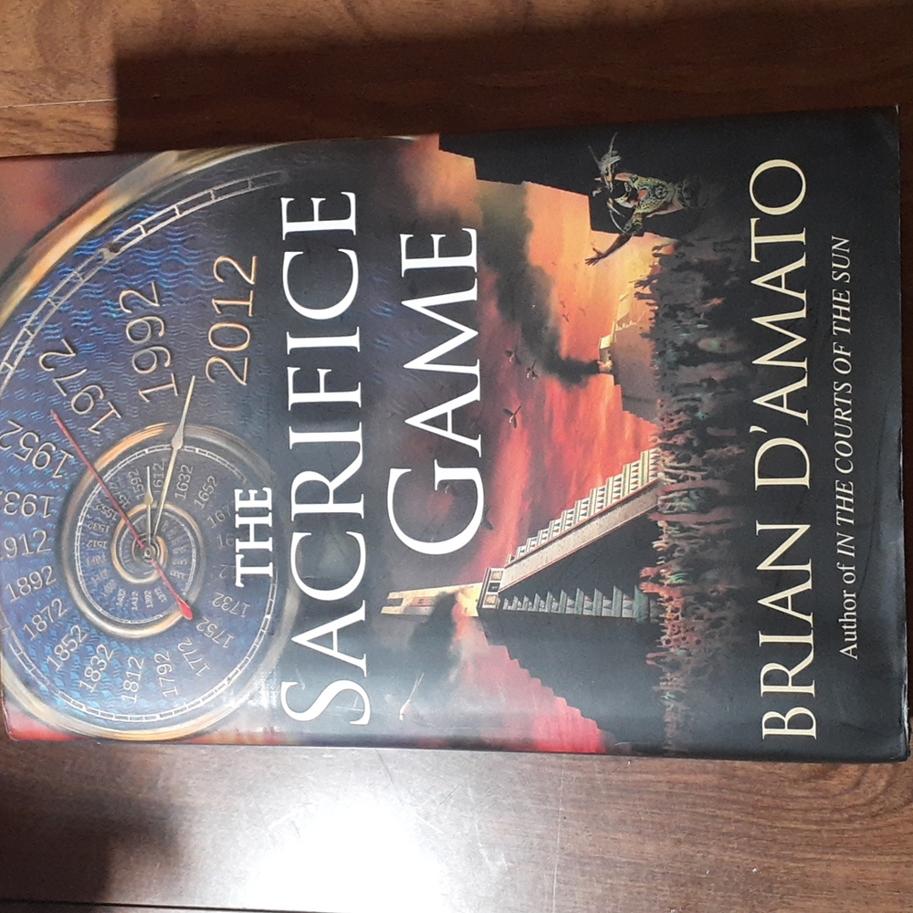 NWOT The Sacrifice Game by Brian D'Amato (Hardcover Book)